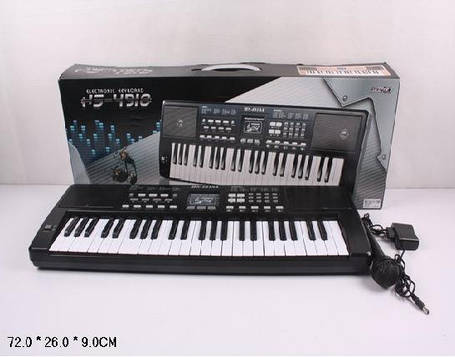 Дитячий синтезатор із мікрофоном, фото 1