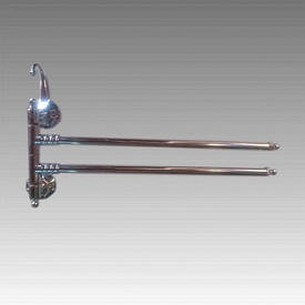 Гачок рушник сушарка подвійний литий