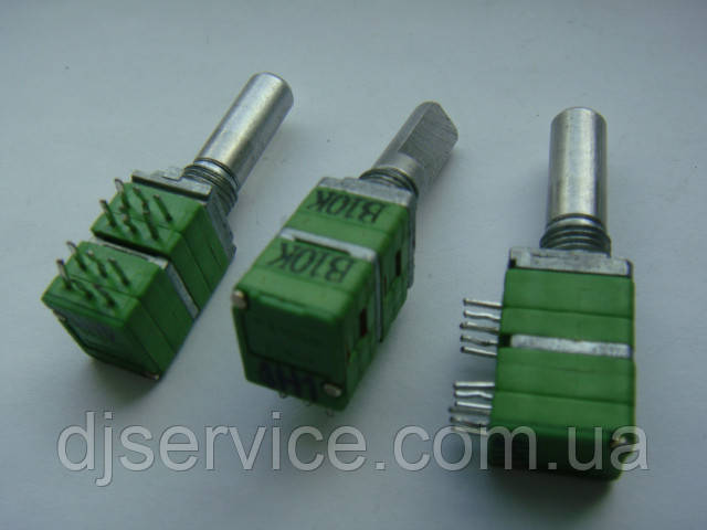 Потенціометр ALPHA номінал B10K (10кОм) 12 контактів для зв.карт ASUS, кросоверів, процесорів, фото 1