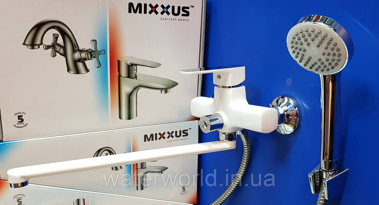 Змішувач для ванної кімнати Mixxus Missouri -006 euro(white)
