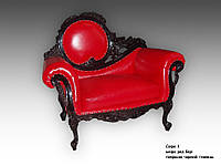 Кресло кожаное в стиле барокко "Софа"