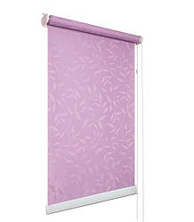 Рулонні штори тканина НАТУРА 511 бузковий колір з фіксацією