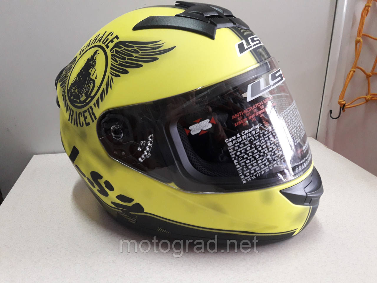 Шолом Ls-2 Garage Lime, фото 1