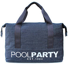 Джинсовая сумка POOLPARTY ORIGINAL pool-12-jeans синий