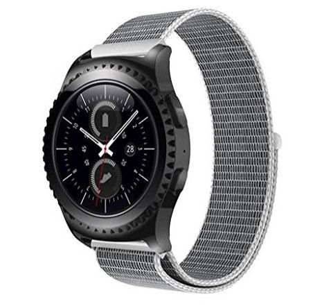 Нейлоновий ремінець Primo для годинника Samsung Gear S2 Classic SM-R732 / RM-735 - White