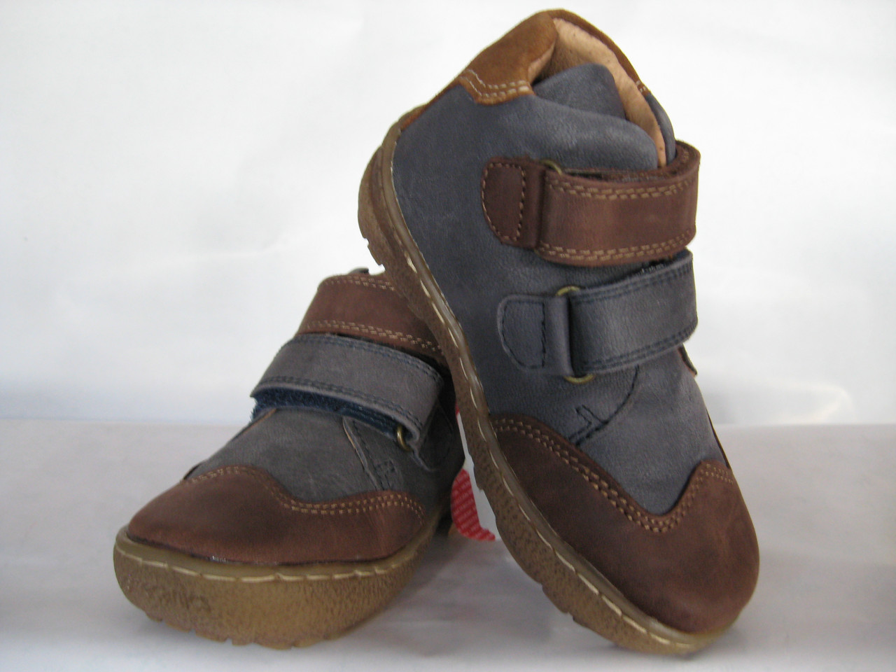 Осінні шкіряні черевики для хлопчика Biomecanics 111172 синьо-коричневі 24-30