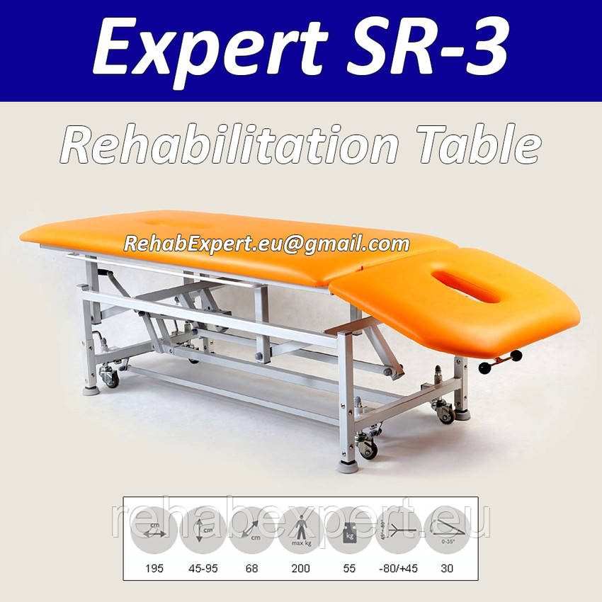 Стіл для масажу та реабілітації Expert SR3 Rehabilitation Table, фото 1