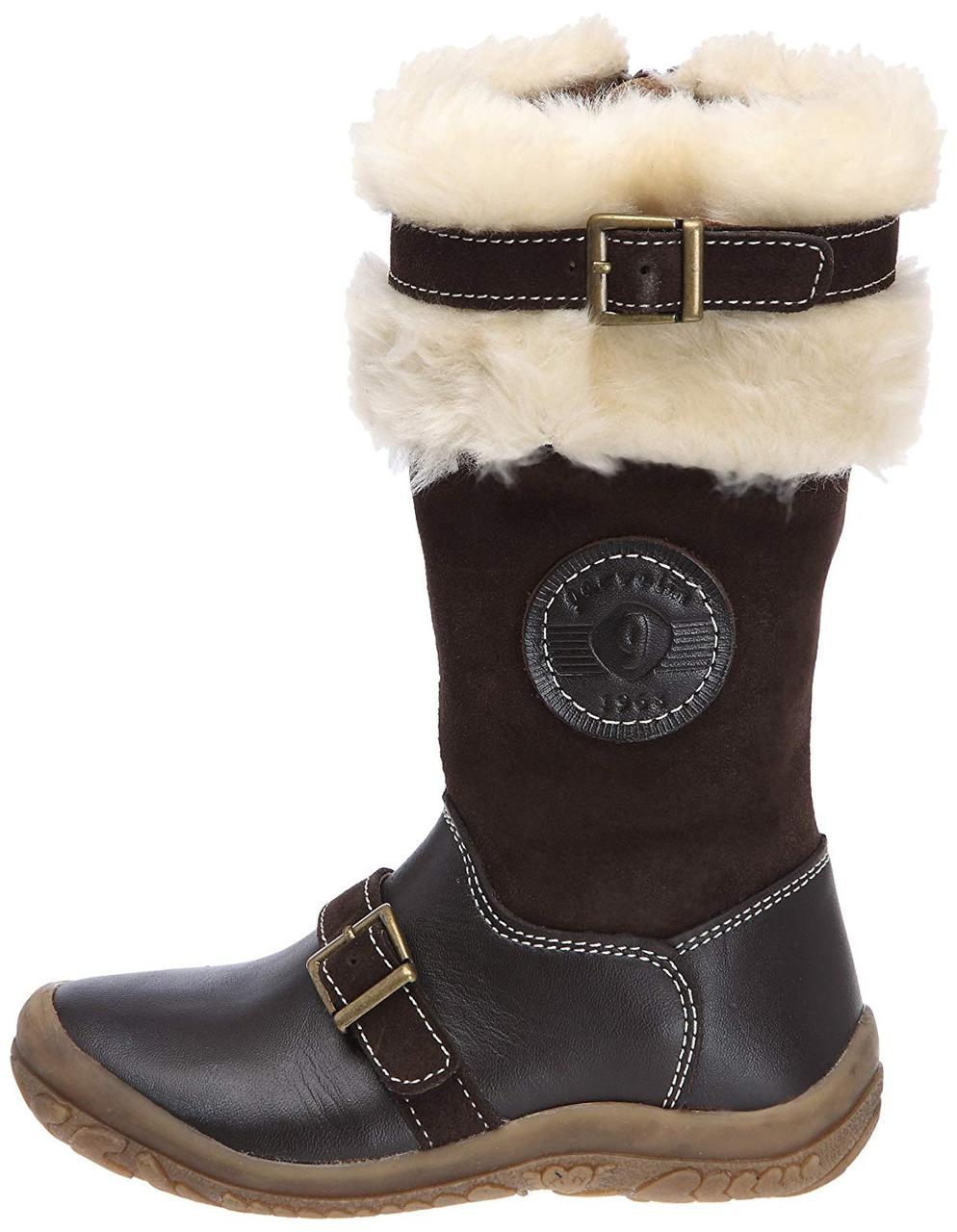 Зимові чобітки для дівчинки Garvalin 111604 коричневі 28-33