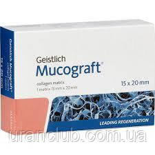 Mucograft Geistlich колагеновий 3-D матрикс для регуляції м'яких тканин., фото 1