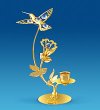 Підсвічник із кристалами Сваровскі "Колібрі" AR-1067