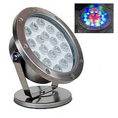 Світильник для ставка в металевому корпусі AquaFall QL-48C LED RGB