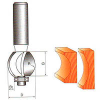 Фреза концевая Globus 1015 R10 D33 H20 d8 L62 галтель