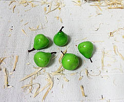 Декоративна зелена Груша, 3,5 см