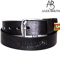 Ремінь чоловічий джинсовий шкіряний 45 мм - купити оптом в Одесі