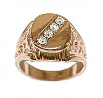 Друкування фірми Ailina. Булат. Напилення: позолота з кр.від. Камені: білий циркон.Є з 20 по 23 р. 12 шт. в уп.