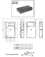 Корпус пластиковий для електроніки КМ-26 ABS