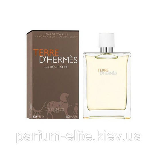 Мужская туалетная вода Hermes Terre d'Hermes Eau Tres Fraiche 125ml - фото 4 - id-p59218206