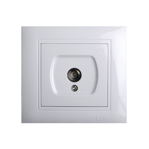 Розетка ТВ кінцева Білий ТМ 220