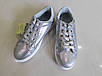 Туфлі - кросівки для дівчаток, срібло, р. 32 ( 20,5 см), фото 7