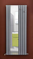 Дизайнерский вертикальный радиатор с зеркалом Mirror 1800 Betatherm Белый, 759, 1080, Настенный, 13.0, 787.0, Сталь