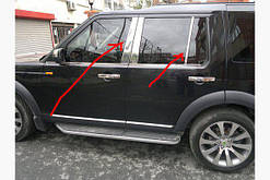 Хром молдинг дверних стійок Land Rover Discovery III (Ленд Дискавері)