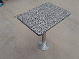 Стіл гранітний для кафе б у, гранітні столики б/у, стіл для барів ресторанів із гранітною стільницею б/у., фото 3