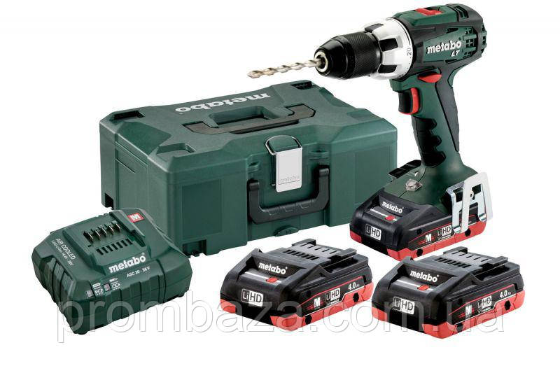 Акумуляторний шурупокрут Metabo BS 18 LT LiHD 3x4.0 А·год