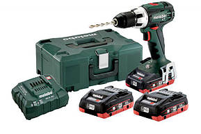 Акумуляторний шурупокрут Metabo BS 18 LT LiHD 3x4.0 А·год, фото 1