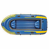 Надувная лодка Intex 68370 Challenger 3 Set (295x137x43 см) ручний насос 1.7 л, весла 2 шт, фото 4