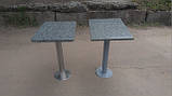 Гранітні столи для кафе б/у, вуличні гранітні столи б у, столи з гранітною стільницею б у, фото 4
