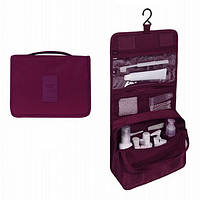 Органайзер дорожній для ванної косметички бордо