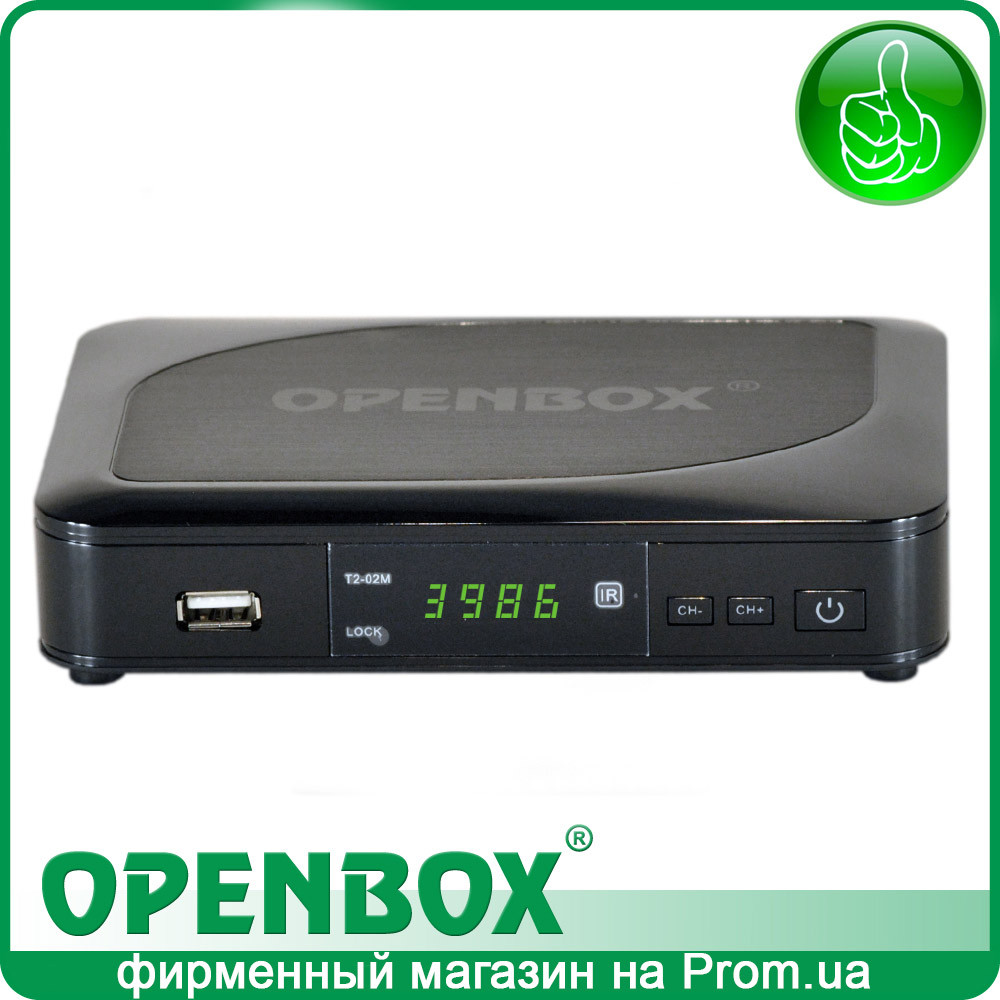 Ефірний цифровий ресивер Openbox T2-02M з модулятором