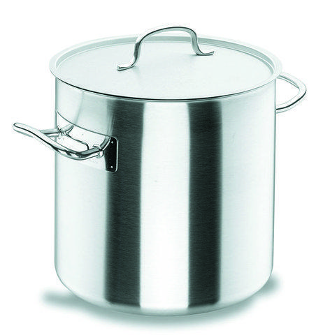Каструля висока "Chef-Classic" 28х28см/17.2 л з індукційним дном з нержавіючої сталі з кришкою Lacor