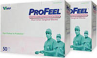 Перчатки хирургические стерильные, неопудренные PROFEEL Double Gloving System Latex (размеры 6-8,5)