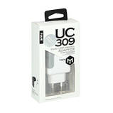 Адаптер живлення (USB заряджання) HAVIT HV-UC309, white/grey, 2.1 А (Реальних 2.4 Ампера!), фото 4