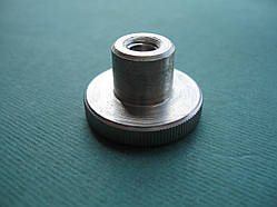 DIN 466 - гайка рифлена натискна висока, нержавіюча сталь