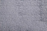 Тонкий приємний однотонний блідо-блакитний килим на підлогу, фото 2