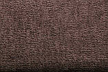 Темно-коричневий недорогий високоякісний тонкий килим на підлогу , фото 2