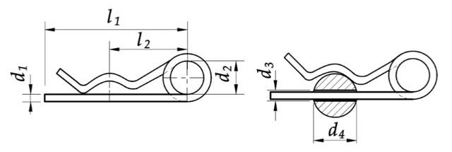 Шплінт DIN 11024 купити