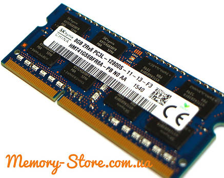 Оперативна пам'ять для ноутбука SK Hynix DDR3 8 GB PC3L-12800S 1.35V SODIMM (б/у), фото 2