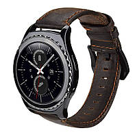 Кожаный ремешок Primo для часов Samsung Gear S2 Classic (SM-R732 / SM-R735) - Dark Brown