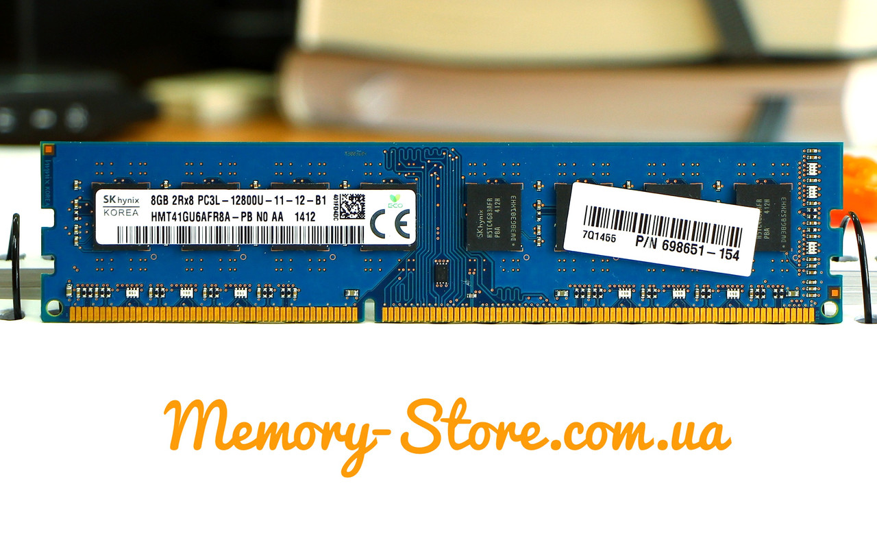 Оперативная память для ПК Hynix DDR3 8Gb PC3-12800 1600MHz Intel и AMD