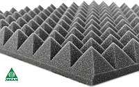 Поролон акустический пирамида 2Д/70, 70х1000х1000мм