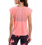 Футболка спортивна SKINS Activewear Odot Tee жіноча M Fluro Peach, фото 3