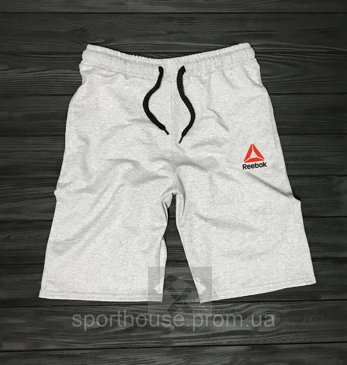 Чоловічі шорти Reebok, чоловічі шорти Рібок, спортивні шорти, брендові шорти чоловічі, білі S