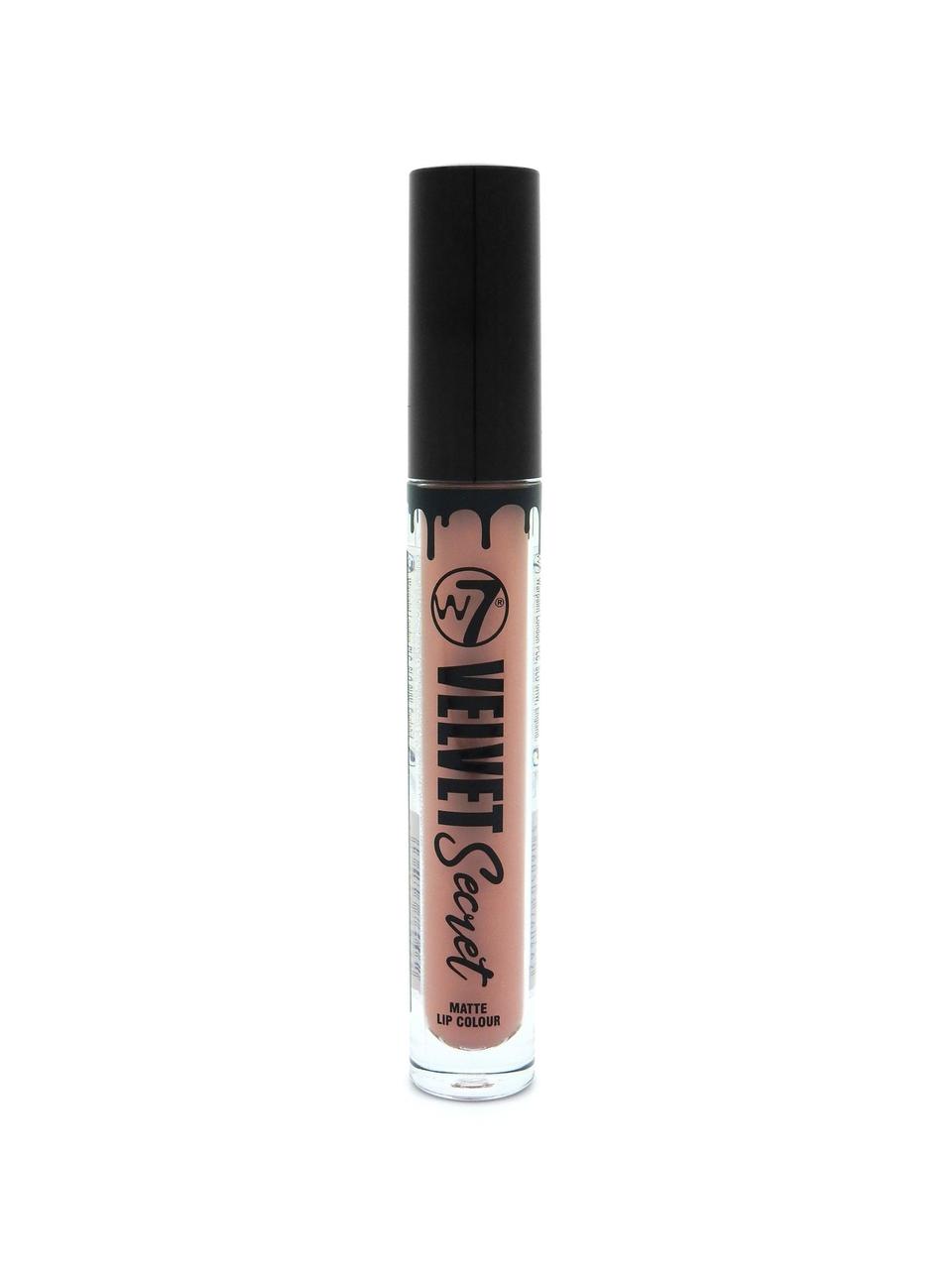 Блиск для губ W7 Velvet Secret Nudes — Cappuccino 2,5 мл