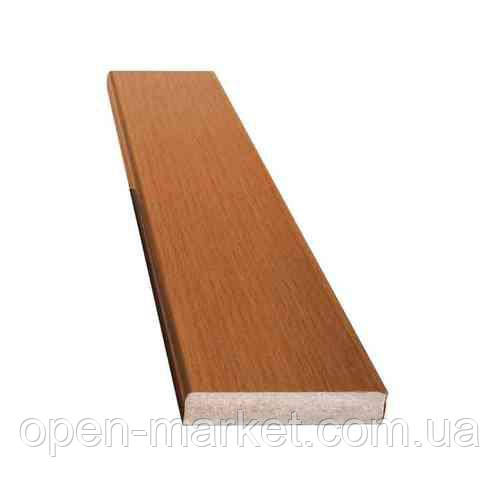 Планка притвора 35 х 10 х 2050 ПВХ Deluxe для двополотих дверей