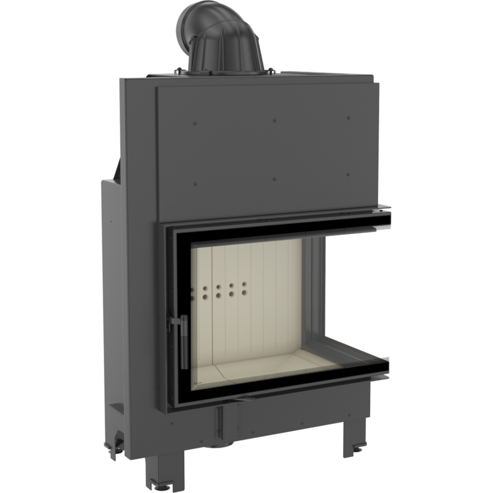 Камінна топка KRATKI MBA 17 P BS Праве скло, фото 1