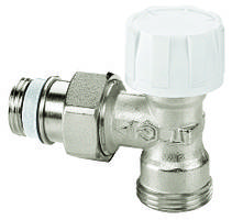 Термостатичний радіаторный клапан Simplex кутовий ЗP-ЗP (3/4" євроконус) DN 15 довжина 58 мм