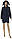 Халат дитячий флісовий з вушками 18046 Зайчик Fleece Dark Blue для дівчинки підлітка, фото 3